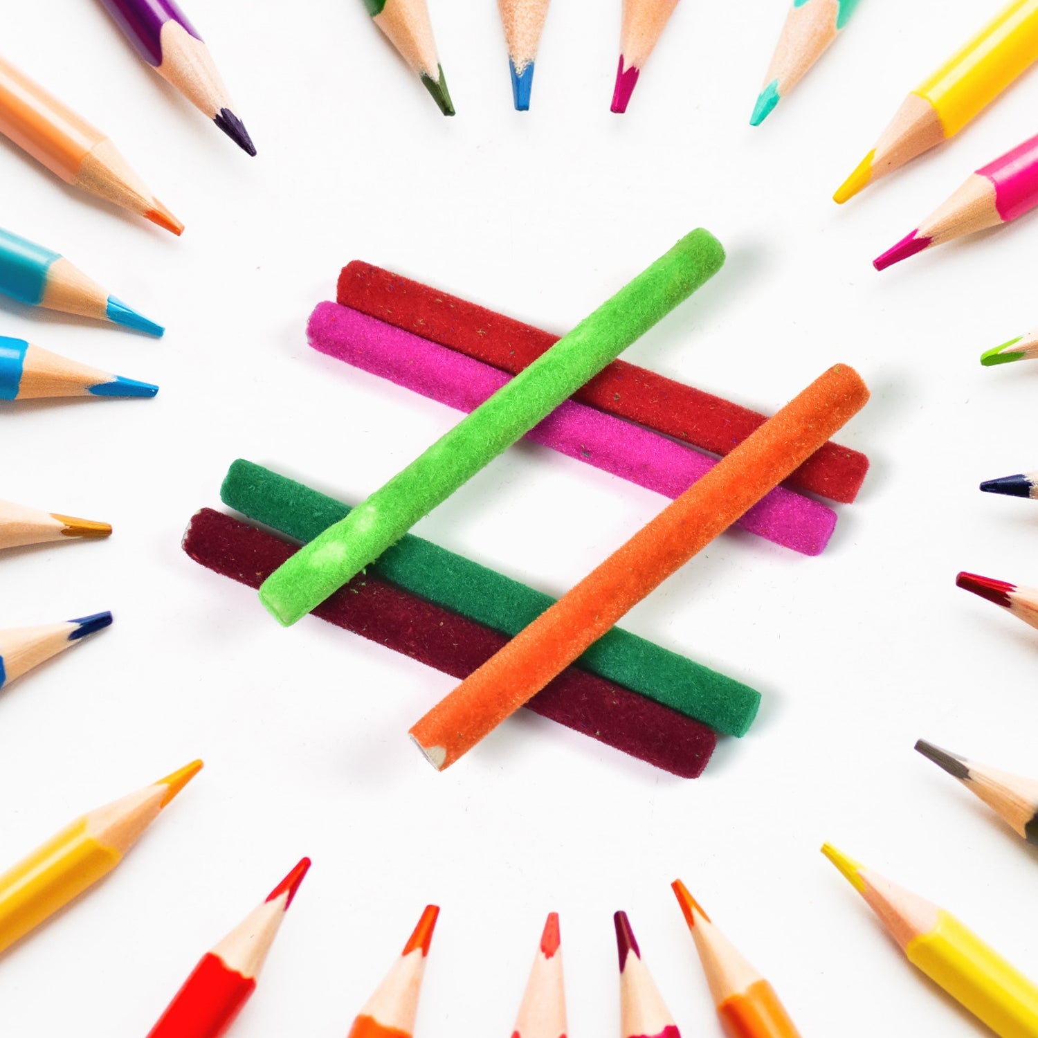 Small Velvet Pencil (1 Pc / Mix Color & Design) Small Velvet Pencil (1 Pc / Mix Color & Design)